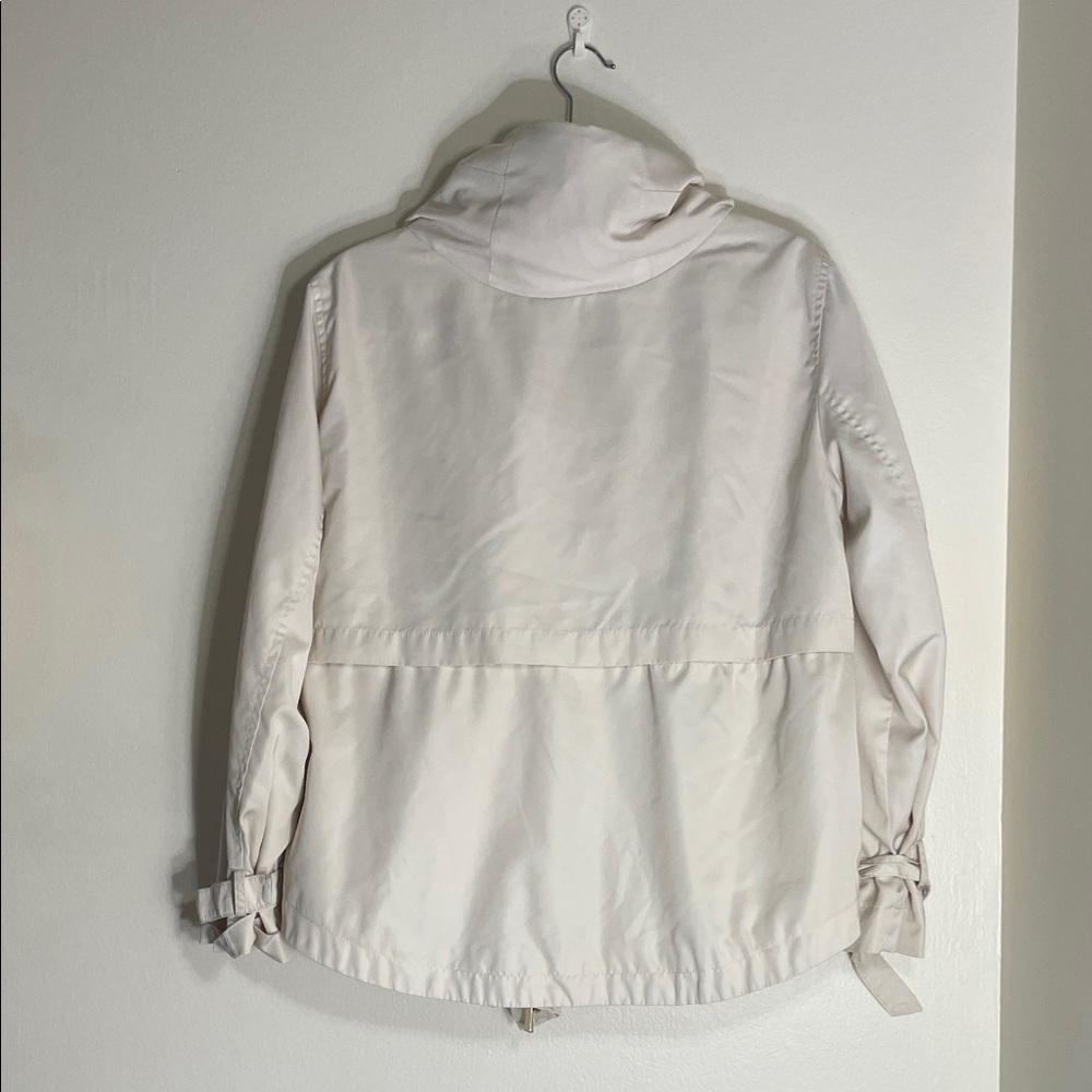 Zara Basic High Neck Rain Jacket With Packable Ho… - image 5